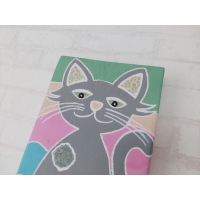 Obraz na desce - Kot Edi